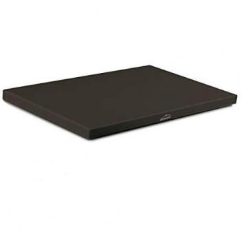 Lacor - 60480 - Tabla de Corte Cocina, Polietileno, Con Tacos Antideslizantes, Antibacteriana, Apto para el lavavajillas, Indeformable, 32,5 x 26,5 x2cm - Negro