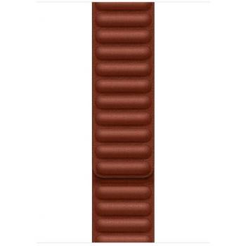 Correa de Piel Marrón Umber para Apple Watch 45mm - S/M