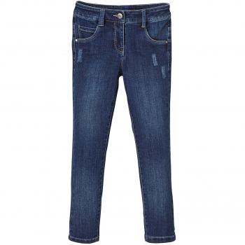 Vertbaudet - Vaquero - para niña azul gris
