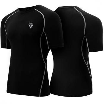 RDX X5 Short Sleeve Black Rash Guard