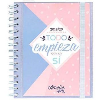 Agenda escolar 2019/2020 semana vista Amelie