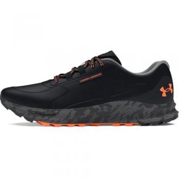 Under Armour Zapatillas de running Charged Bandit Trail 3 para hombre, color negro y naranja, talla 40.5 EU