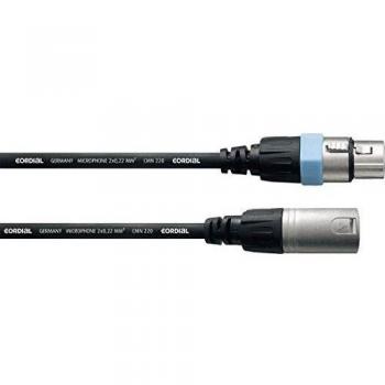 Cordial CCM 1 FM XLR Microphone Cable, 1.0 m, Black