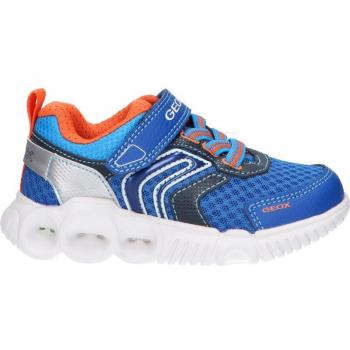 Deportivas de Niño Geox J25GAB 014BU J WROOM C0685 ROYAL-ORANGE AZUL