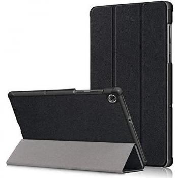 Funda Maillon Trifold Stand Case para Lenovo Smart Tab M10 HD Plus (2ª Generación) 10.1 - Color Negro