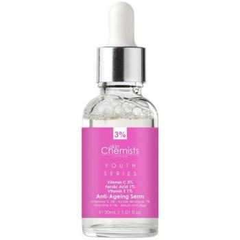 skinChemists Anti-Ageing Serum Vitamin C 3%, Ferulic Acid 1%, Vitamin E 1% 30ml