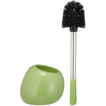 Wenko Polaris Escobillero, Cerámica, Verde, 14.5x15x34.5 cm