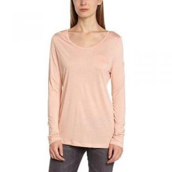 Tommy Hilfiger Lillian Scoop Nk Top - Camiseta con cuello redondo de manga larga para mujer, talla 40EU/10US