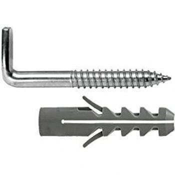 Kit Sanitario Alcayata Con Taco Expansión Ø 14 x 70 mm. Fijación Calentadores/Termos De Agua