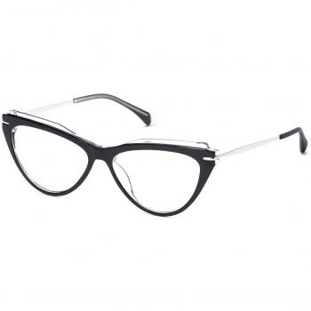 Rojasele ROSE 1 Gafas Recetadas para Hombre Negras con Armazones Negros y Lentes de 53