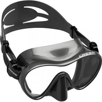 Cressi F1 - Máscara Unisex, Color Plata, Talla única