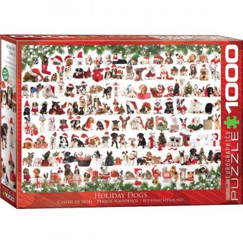 Eurographics Holiday Dogs 1000-Piece Puzzle