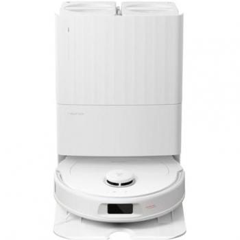 Roborock Qrevo Plus - Robot Aspirador y Fregador con Sistema de Limpieza FlexiArm, Blanco