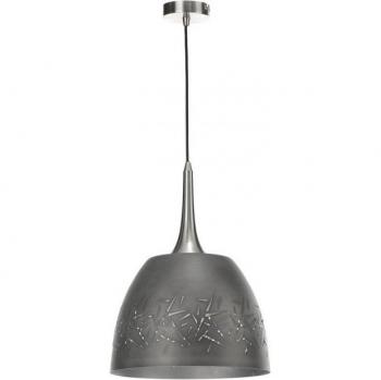 Lámpara colgante BRUK de metal y hormigón, diseño moderno, acabado en hormigón gris, estructura metálica, tipo de bombilla E27 (no incluida), ideal para interiores contemporáneos