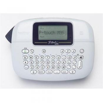Brother PT-M95 Portable Label Maker, Thermal Transfer, 203 x 203 DPI, Non-Laminated Tape