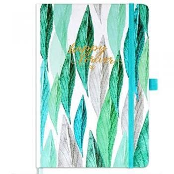 Amazon Brand - Eono Agenda 2021-2022, Plan Hebdomadaire A5 de Juillet 2021 à Juin 2022, Avec Couverture Rigide Verte, étui à Stylo et Poche Arrière, 21,3 x 14,7 x 1,6 cm
