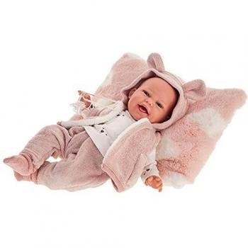 MUÑECAS ANTONIO JUAN S.L. Recien Nacida Baby Clara Chaleco c. Sonido 34 cm