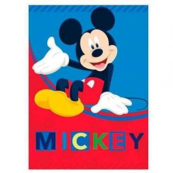 Texidea - Manta Polar de Disney Mickey Mouse | 100 x 140 cm | Lavable a máquina hasta 40°