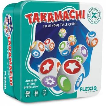 Juego de Mesa Asmodee Takamachi - Juego de Dados de Observación y Velocidad para 5 años en adelante, menos de 30 minutos