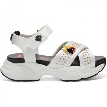 ED HARDY Flaming Sandal Blanco - Zapatillas de Deporte Mujer con tendencia y confort