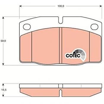 TRW Automotive AfterMarket GDB199 pastilla de freno