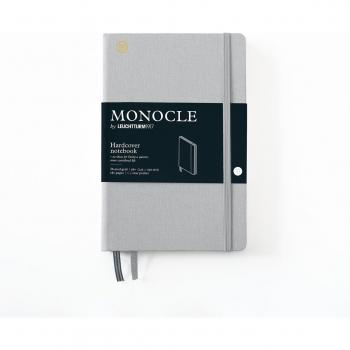 Libreta Leuchtturm1917 Monocle Tapa Dura B6+ Puntos Gris Claro