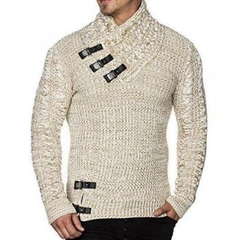 tazzio Jersey de hombre Styler punto grueso 16477 crudo M