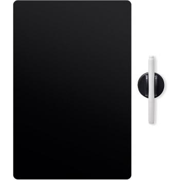 Balvi Pizarra Nevera Noir Color Negro Magnética con rotulador y Borrador Polipropileno 42 x 30 cm