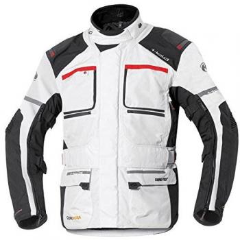 Held Carese 2 - Chaqueta de moto GTX, color gris y rojo, talla M