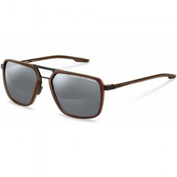 Porsche Design P8934 C Men's Sunglasses Brown Size 59