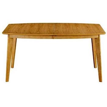 Mesa de comedor extensible nórdica en madera clara L150-200 LEENA