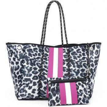 Piper Neoprene Tote Bag with Zipper Pouch
