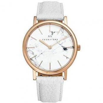 Sognatore Marble White Rose Gold Unisex Watch