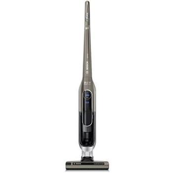 Aspiradora Bosch BCH6L2561 sin bolsa, de pie y escoba eléctrica en color metálico y arena