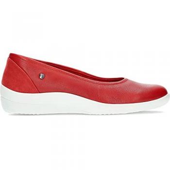 Bailarinas Arcopedico 6695 Rojas - Cómodas y Ligeras Talla 35
