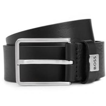 Cinturón de Cuero BOSS Elio Negro 95 cm para Hombre