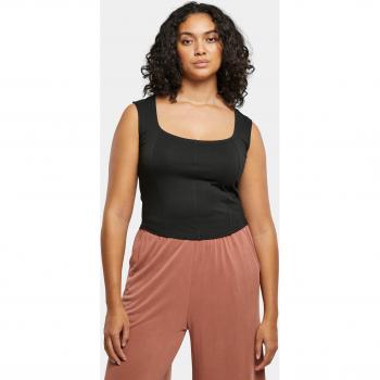 Urban Classics Women's Black Short Corsage Top