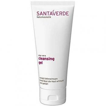 Santaverde Aloe Vera Cleansing Gel, 100 ml - Gentle Cleanser for All Skin Types