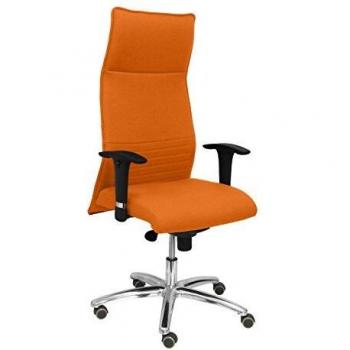 Sillón de Oficina Piqueras y Crespo Modelo Albacete en Color Bali Naranja, Talla Única