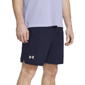 Pantalones Cortos Under Armour Launch 7in para Hombre, 7 pulgadas de longitud, tejido ligero y transpirable, tecnología Moisture Transport que aleja el sudor del cuerpo, diseño con bolsillos laterales y cintura elástica con