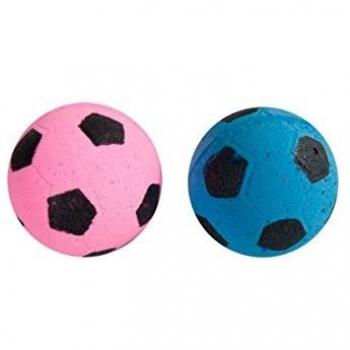 Pelota de fútbol para gatos Flamingo con sonido y textura suave