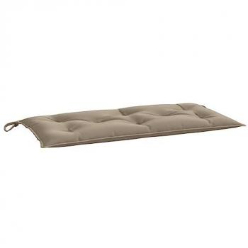 Oxford Fabric Garden Bench Cushion Taupe 39.4x19.7x2.8