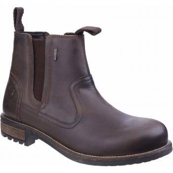 Cotswold Worcester Mens Other Leather Material Formal Boots Brown - 6 UK