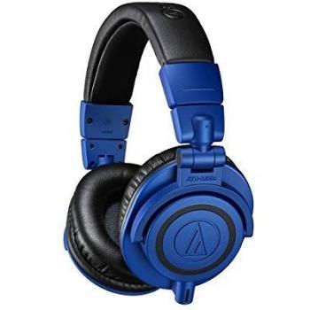 Audio-Technica ATH-M50x Limited Edition Over-Ear Headphones in Blue/Black