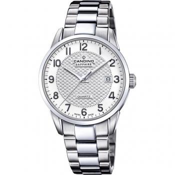 Reloj Candino C4711 Couple Classic de Acero Plateado