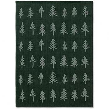 Ferm Living Paño de Cocina, algodón, Verde, 70 x 50 cm