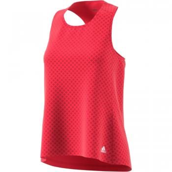 adidas Response Tank W Camiseta de Tirantes, Mujer, rojsho/HTHR, L