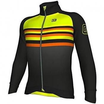 Ale PRR Stripe Chaqueta Racing con Windtex, Hombre, Amarillo, S