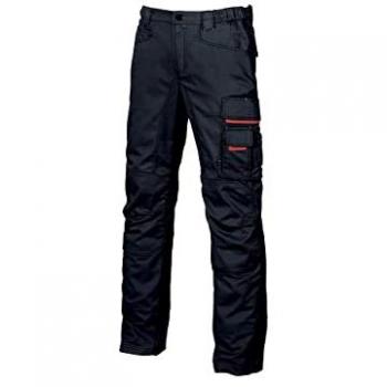 Pantalón de trabajo U-Power Grin, características: material algodón y poliéster, talla 52 (EU), color azul profundo