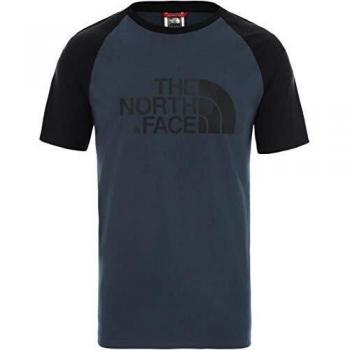 The North Face M SS Raglan Easy tee Blue Wing Teal, Hombre, L